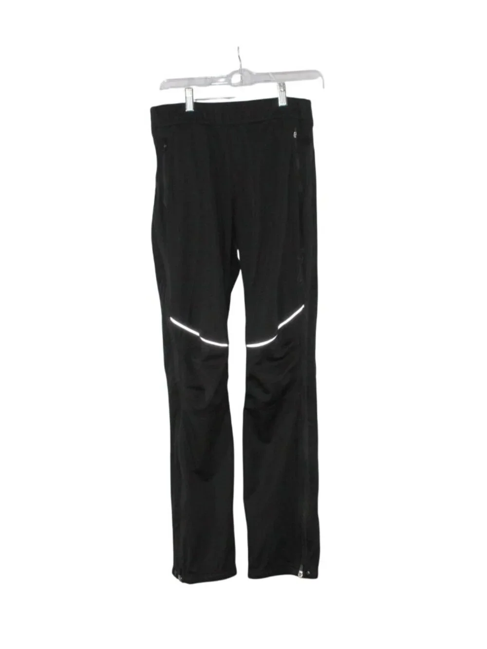 Swix Black Reflective Zip Leg Athletic Cross Country Ski Pants Size M